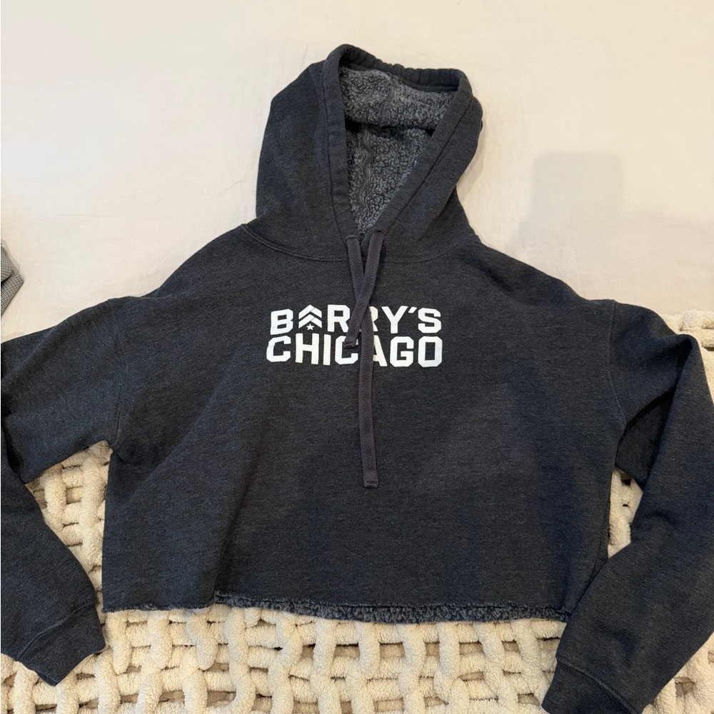 Barry's Chicago Cropped Hoodie